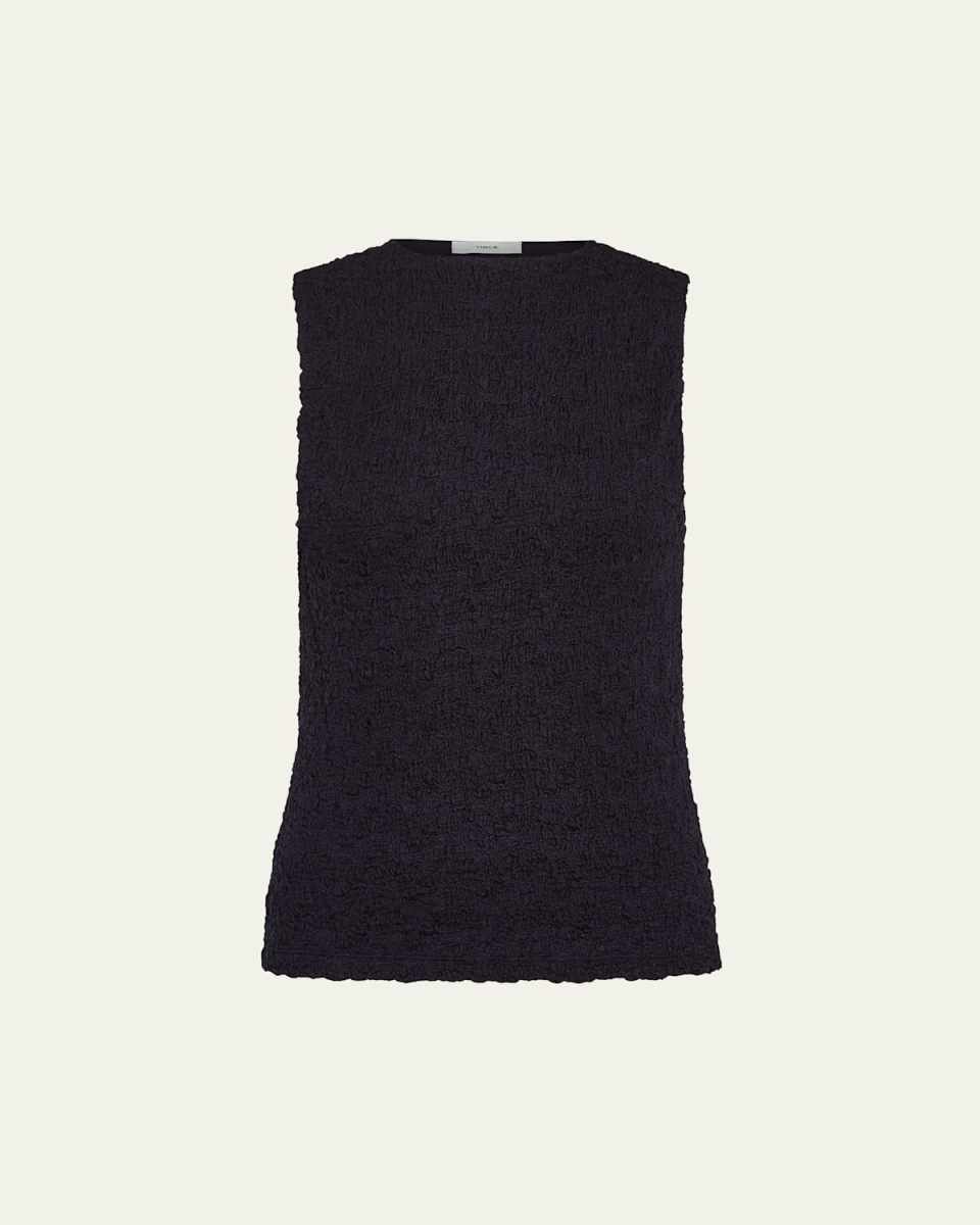 Sleeveless Smocked Top